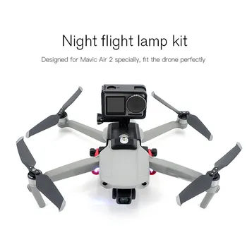 

Night Flight LED Light Kit for DJI Mavic Air 2 Drone Direction Indicator Lamp Signal Lights Sport Camera Expanding Mount Bracket