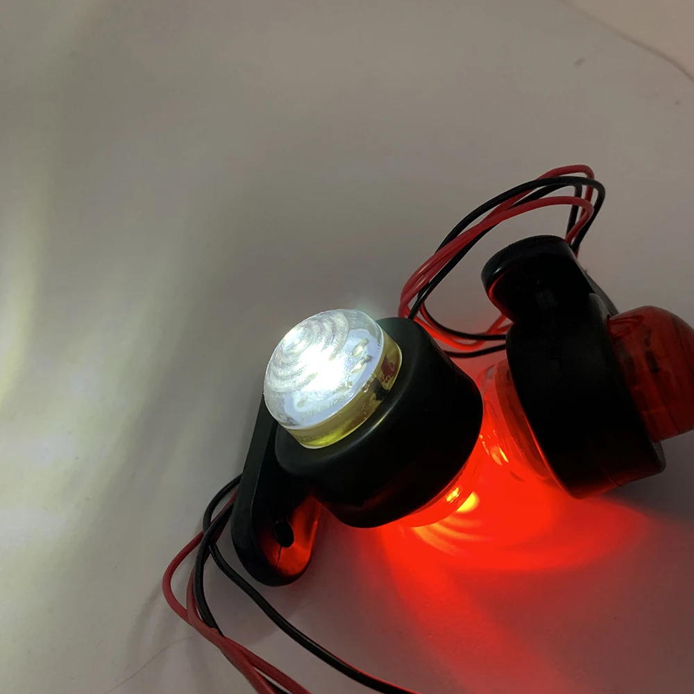 Комплект из 2 предметов, 10 V-30 V Светодиодный Маркер светильник грузовых автомобилей Светодиодный сбоку Водонепроницаемый прочный светильник грузовик габаритный автомобильный фонарь пикап сигнальный светильник Предупреждение светильник