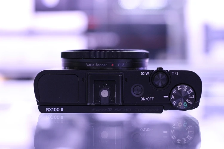 USED Sony RX100 II 20.2 MP Premium Compact Digital Camera w/ 1-inch Sensor MI (Multi-Interface) Shoe and tilt LCD Screen