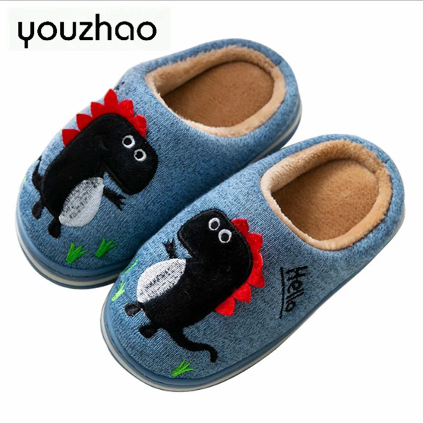 Тапочки детские х/б Нескользящие на осень/зиму|Тапочки| |