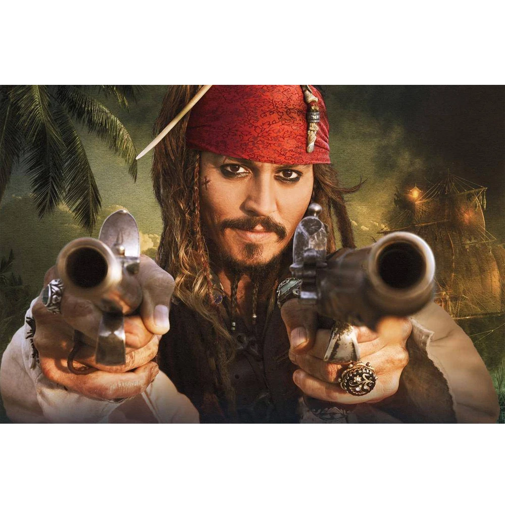 

5D Full Diamond Painting Jack Sparrow Free Shipping Home Decoration DIY Picture Handicraft