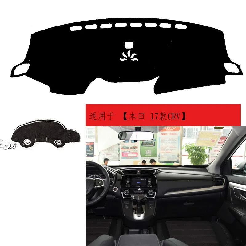 

For HONDA CR-V CRV 2017 2018 2019 DashMat Dashboard Cover Mat Pad Dash Board Sun Shade Instrument Carpet Car Styling Accessories
