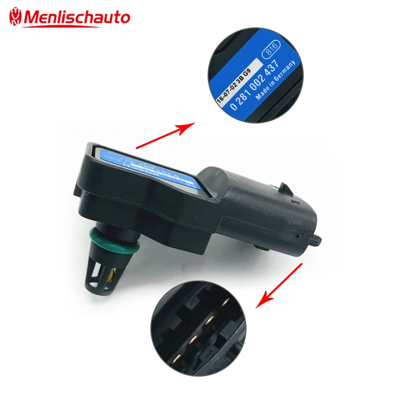 

3 Bar Original Boost MAP Sensor For Opel Vauxhall Astra G H Signum Vectra C Zafira 1.3 1.9 Cdti 73503657 0281002845 0281002437