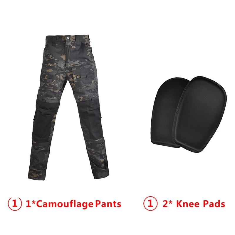 Camo-pants with pad