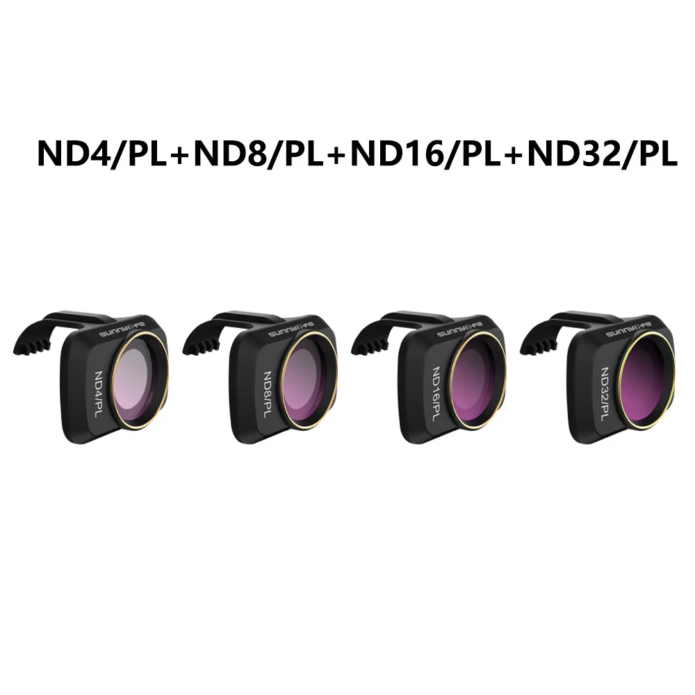 4pcs-ND-PL JINSERTA фильтр для объектива камеры для DJI Mavic Mini защитная пленка MCUV ND4 ND8 ND16 ND32 CPL ND/PL Комплект фильтров для DJI Mavic Mini - Цвет: 4pcs-ND-PL