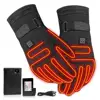 Heated Gloves 3.7V Rechargeable Battery Powered Electric Heated Hand Warmer for Hunting Fishing Skiing Cycling Motorcycle Gloves 1