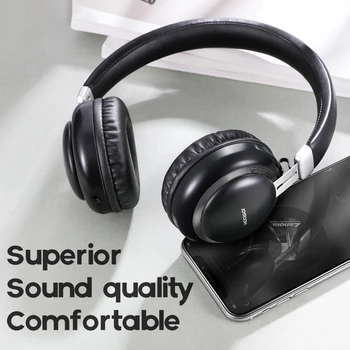 

JOYROOM JR-HL1 Bluetooth 5.0 Head-mounted Gaming Audio and Video Headphones Earphone Fashion Design (Black)