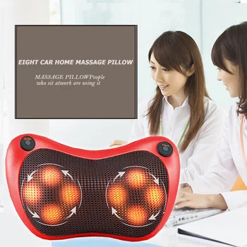 

Electric Infrared Massage Pillow Lightness and Portability No Space Occupy Neck Shoulder Back Body Relaxation Massager