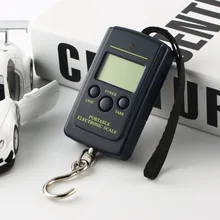 40 кг/10 г ЖК-цифровые весы для багажа Нагрузка 40 кг ЖК-Мини портативные весы для рыбалки электронные подвесные весы Рыба