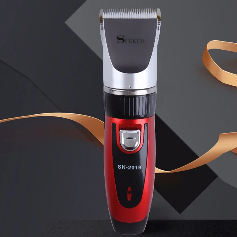 

Surker Sk-2019 Electric Hair Clipper Hair Clipper Low Noise For Children Hair Clipper With Spare Battery Lasting Hair Trimmer Eu