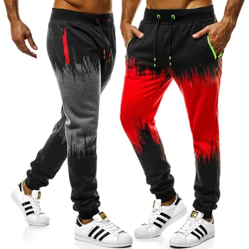 

Men's Casual Sweatpants European and American Gradient Sports Pants Slim Hip-Hop Style Men's Pants Full Length Harem Pants