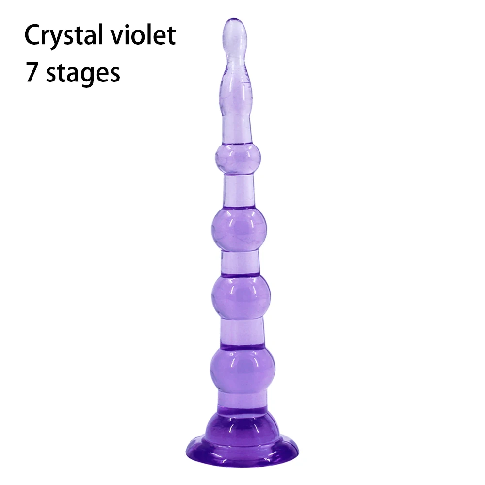 Anal Beads Jelly Anal Plug Butt Plug G-spot Prostate Massager Silicone Adult Sex Toys For Woman Men Gay Erotic Products