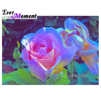 

Ever Moment DIY Diamond Painting Full Square Flower Mosaic Embroidery Handicrafts Wall Canvas Painting Home Decoration 4Y1344