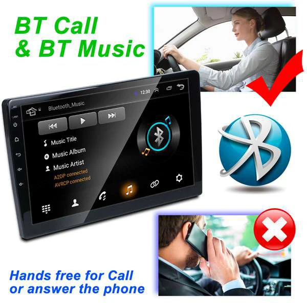 2 Din 9 дюймов Android 8,0 Универсальное автомобильное радио двойной Din Стерео Gps навигация в тире видео Wifi Usb Bluetooth автомобильное радио мульти
