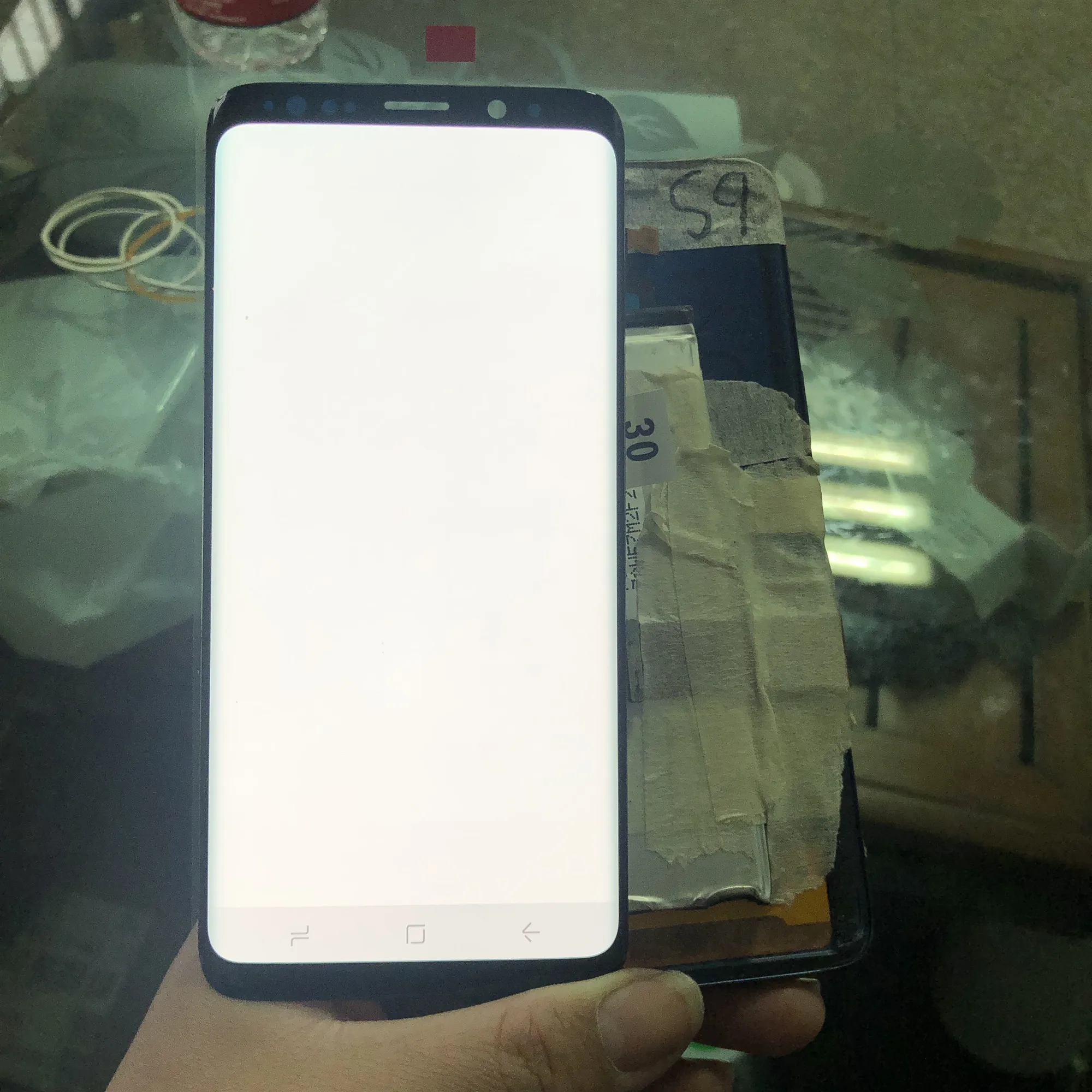 

100% Original Super Amoled LCD For Samsung S9 G960 G960U G960F Display Touch Screen Digitizer Assembly With Frame With Black Dot