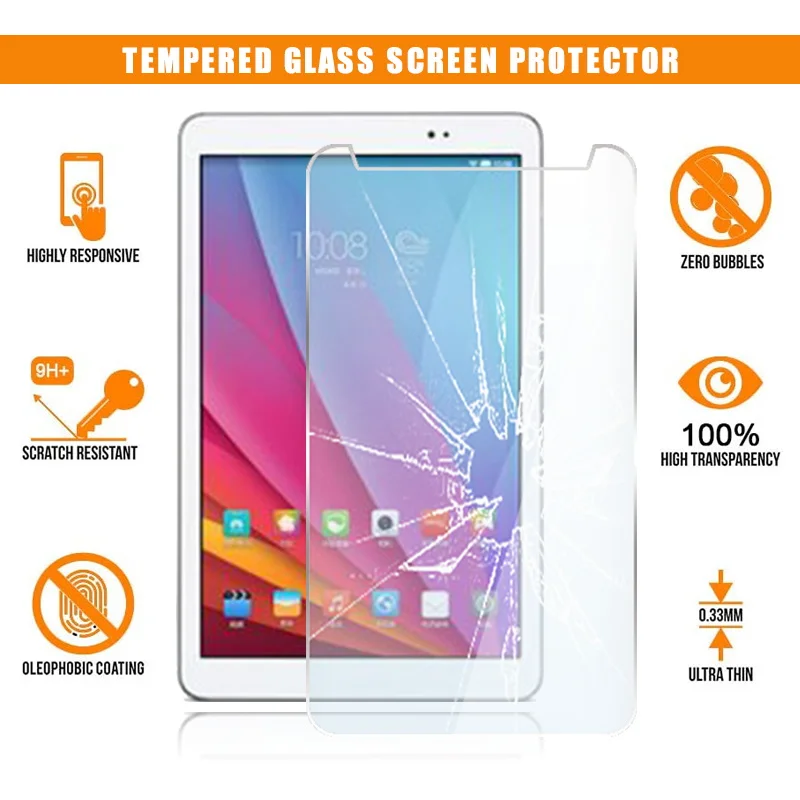 

Screen Protector for Huawei Honor T1 8.0 Tablet Tempered Glass 9H Premium Scratch Resistant Anti-fingerprint Film Cover