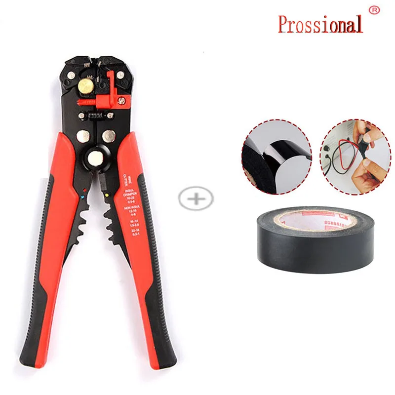 2 pcs New peeling shear wire strippers stripper tool mini pliers cable cutters tools crimping plier stripping multitool function - Цвет: 2 pcs