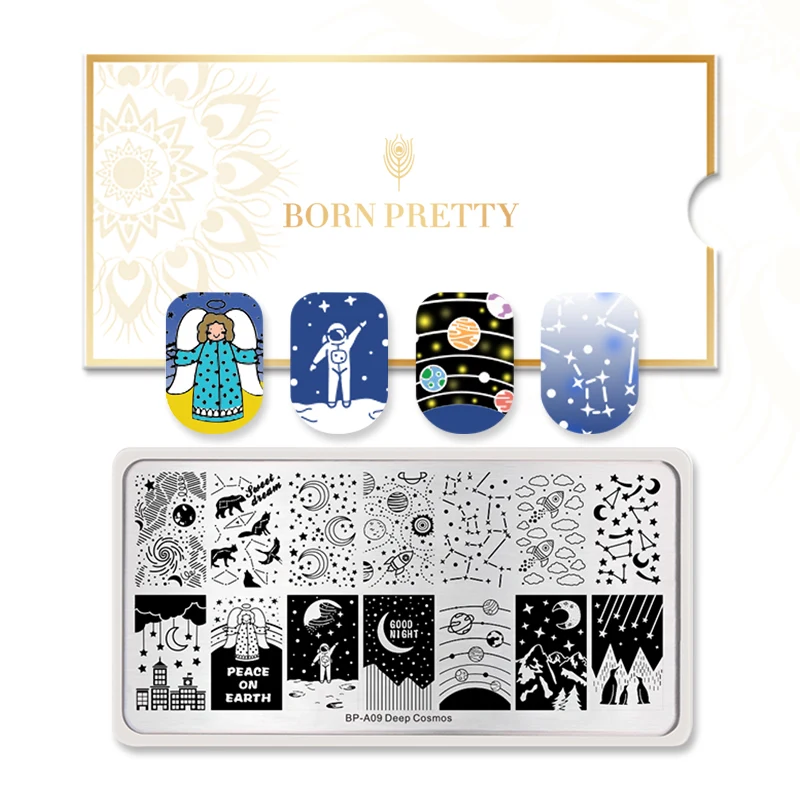 BORN PRETTY ногтей штамповки пластины 12*6 см Животные цветок растения шаблон дизайн ногтей штамп шаблон Лето нержавеющая сталь пластины