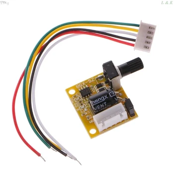 

DC 5V-12V 2A 15W Brushless Motor Speed Controller No Hall BLDC Driver Board