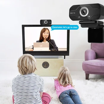 

Web Camera Full HD 1080P Webcam For Computer Streaming with Microphone Camara USB Plug Web Cam for Laptop Notebook Monitor