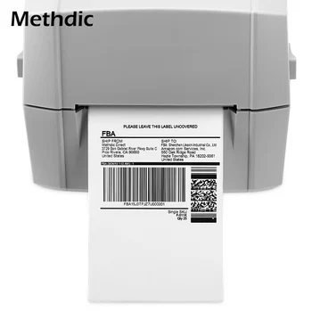 

Methdic 4 X 6 Thermal Labels 4000 sheets Oil Resistant Thermal Label Printer shipping label for shipping