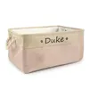 Personalized Dog Toy Basket Free Print Pet Storage Box Cat DIY Custom Name Toys Clothes Accessories Organize Storage 2