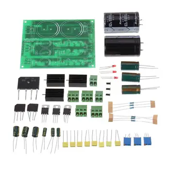 

DIY Rectifier Filter Powered Board Kit LM317 LM337 Multi-channel Adjustable Rectifier Regulator Filter Module for Amplifiers