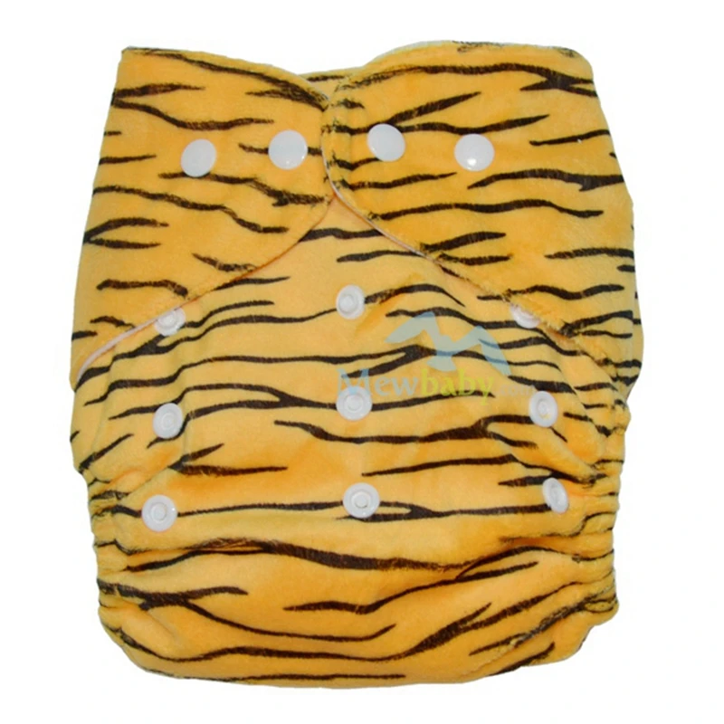 

One Size Fits All Waterproof Minky Cloth Diaper PUL Baby Pocket Diaper Cover with 1pc 3-layer Microfiber Insert ER6