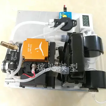 

Four stroke methanol engine / model fuel DIY water-cooled cooling cycle engine