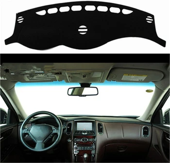 

Sinjayer Anti-slip Car Dashboard Cover AUTO Dashmat Pad Inner Carpet Sun Shade Dash Board Cover For INFINITI EX25 2015 2016 2017