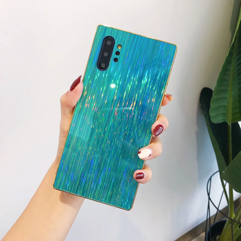Цветной чехол с лазером для huawei P30 P20 Pro P20 P30 Lite, мягкий чехол из ТПУ с акриловым покрытием для huawei Honor 8X10 Lite, чехол