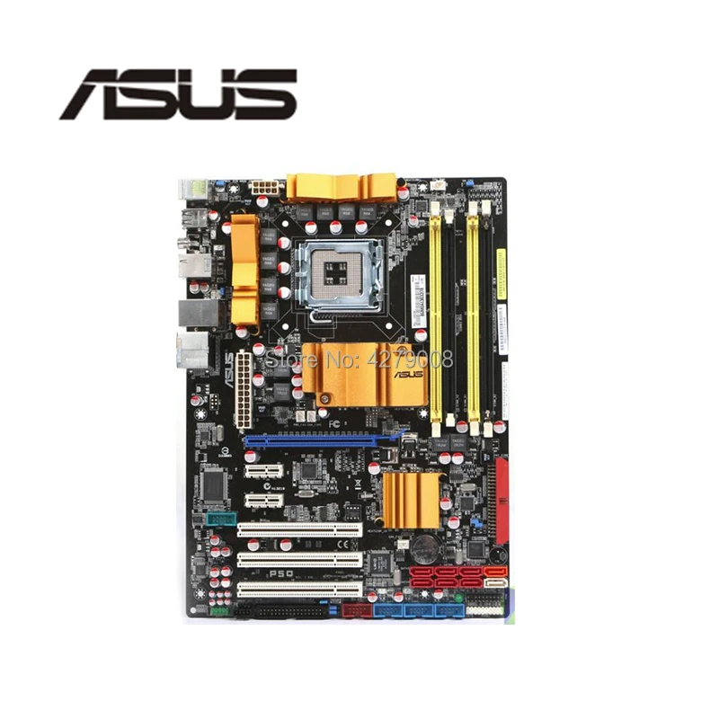 Материнская плата для ASUS P5Q P45 Socket LGA 775 DDR2 б/у|Материнские платы| |