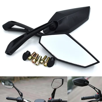 

Black Universal Motorcycle Rear View Side Rearview Mirrors 8mm 10mm For YAMAHA YZF R1 R6 R6S YZF-R25 YZF-R3 YZF R125 YZF-R5