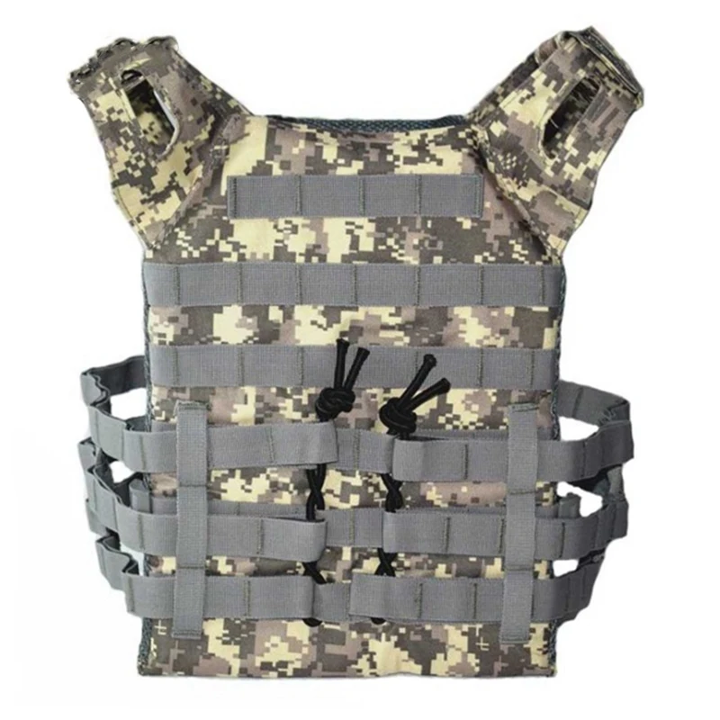 Najtaniej Taktyczna wojskowa Paintball kamuflaż Molle odzież typu outdoor kamizelka myśliwska szturmowa strzelanina myśliwska z futerałem