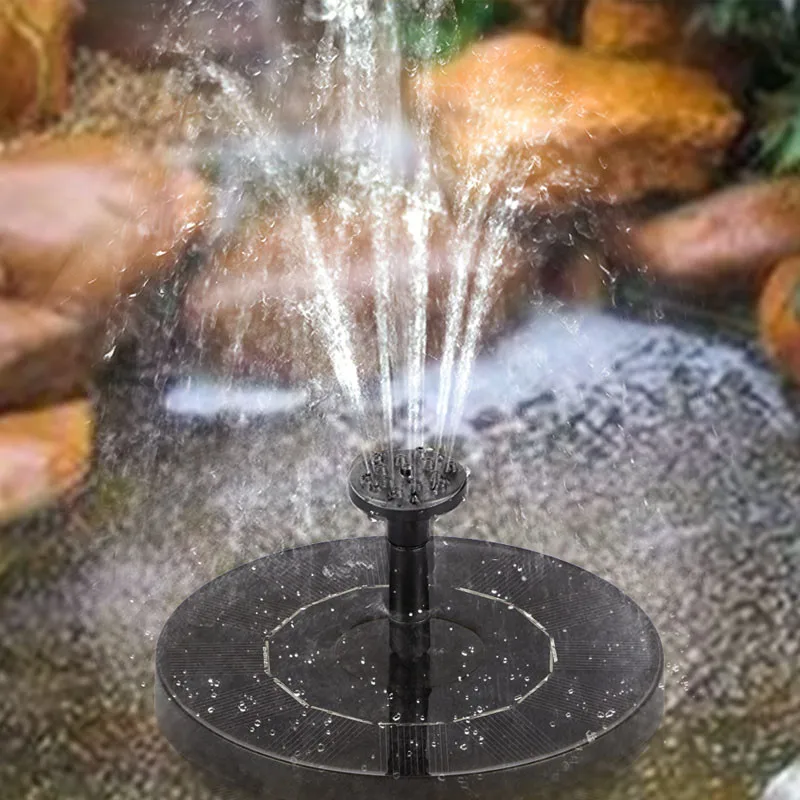 Solar Powered Fountain Pump 1W Free Standing Floating Bird Bath Water Pumps for Garden #C | Дом и сад