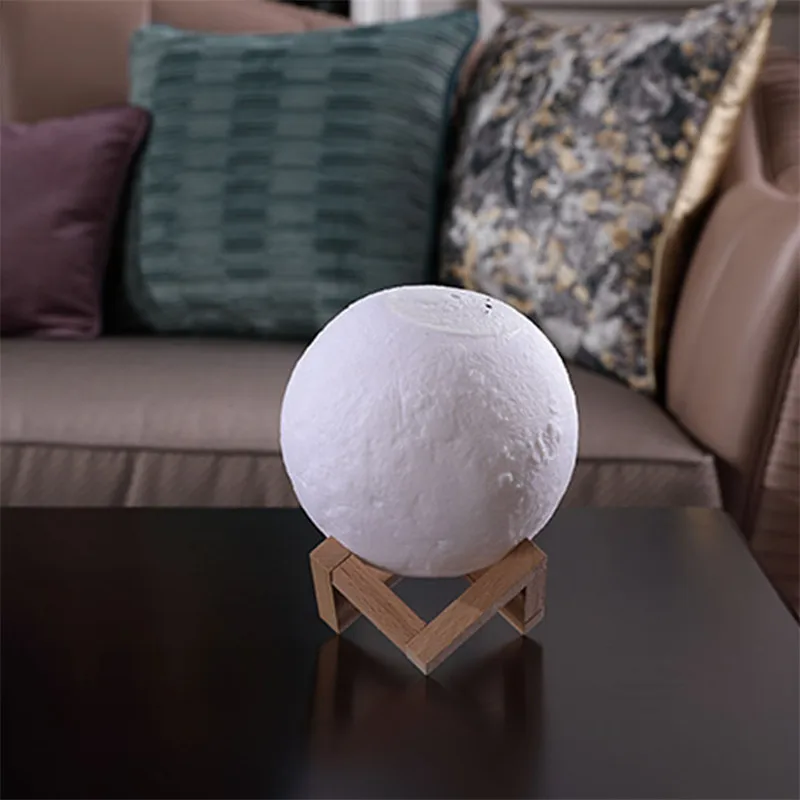 

New 1500ML Air Humidifier 3D Moon Lamp light Diffuser Aroma Essential Oil USB Ultrasonic Humidificador Night Cool Mist Purifier