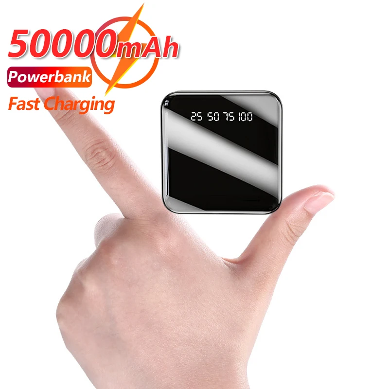 Портативный внешний аккумулятор с 2 USB-портами 50000 мАч | Мобильные телефоны и