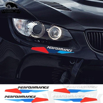 

2PCS M Performance Front Bumper Stickers Rear Trunk Decals For BMW 1 2 3 4 5 7 All Models F10 F20 F30 E36 E90 E46 X3 X5 X6 G30