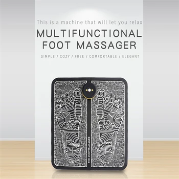 

Rechargable Electric EMS Foot Massager TENS Massage Acupuncture Feet Muscle Stimulator Physiotherapy Therapy Device Health Care