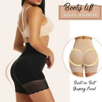 

NEW Anti-Chafing Ice Silks Thigh Saver High Waist Hips Up Shapewear Tummy Control Pants Breathable Comfortable Yoga Shorts