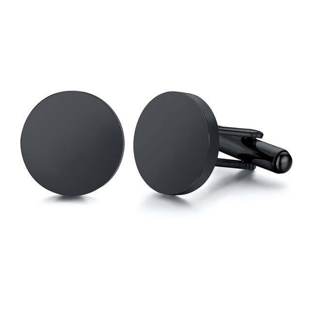 Initial Cufflinks for Wedding Birthday Groomsmen Gift Stainless Steel Cufflinks Statement Jewelry