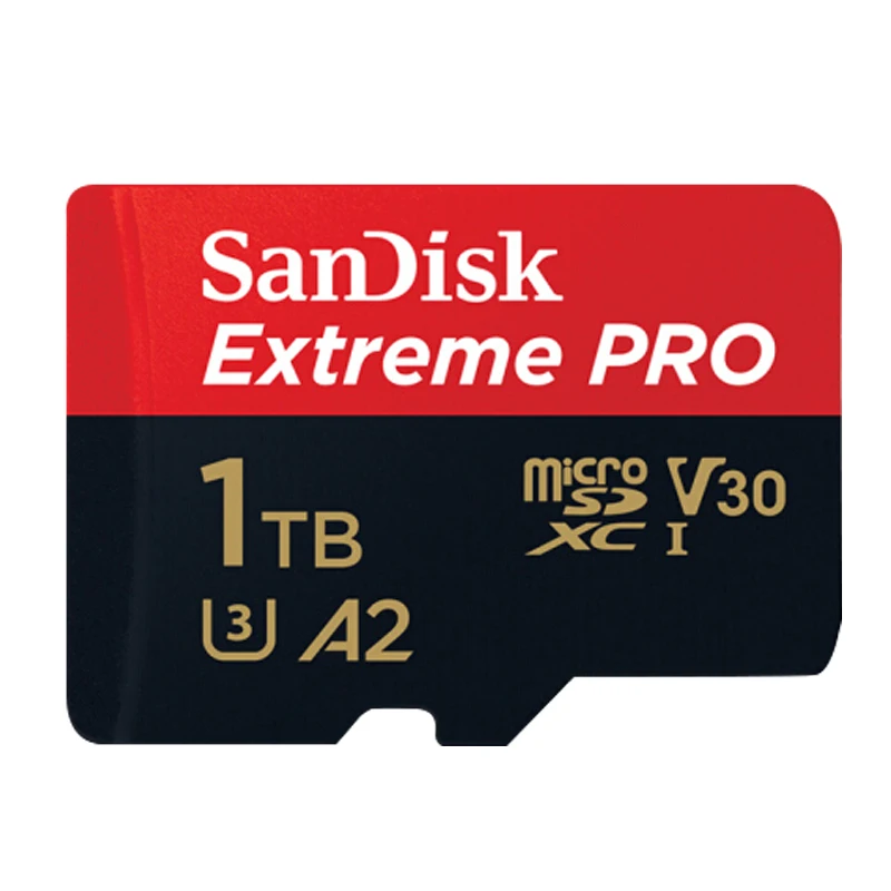 100% Original SanDisk 1TB Micro SD Card A2 V30 U3 Class10 Memory Flash Card Micro SDXC High Speed Up to 160MB/s TF Card for PC 