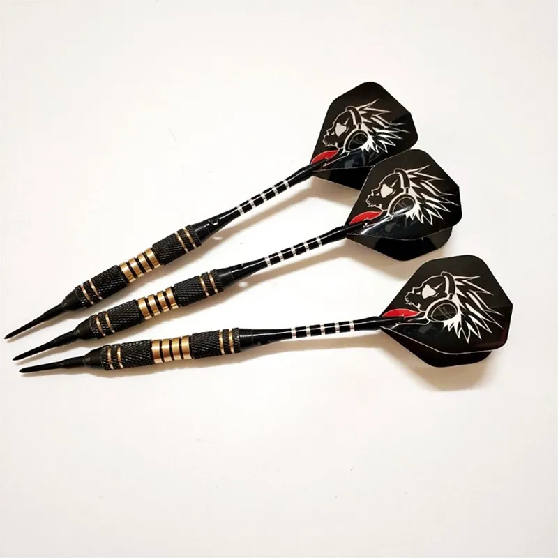 MRTNAN 16g professional black gold electronic darts rod soft darts darts accessories