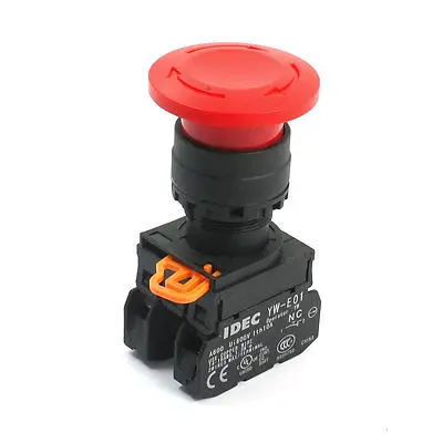 

Repairing DPST NO NC Locking Emergency Stop Mushroom Push Button Switch 600V 10A