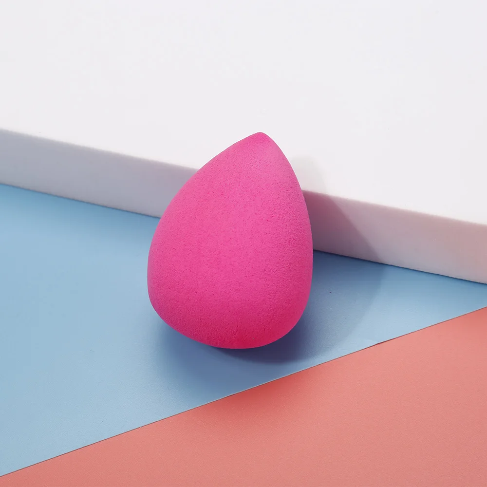 Miss Gorgeous 1pcs Makeup Sponge Drop Cosmetic Puff Beauty Belleza Foundation Concealer Cream Make Up Tools Fluorescent Pink |