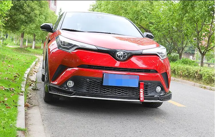 Для TOYOTA CHR Body kit спойлер- CH-R задний ABS задний спойлер передний бампер диффузор защитные бамперы