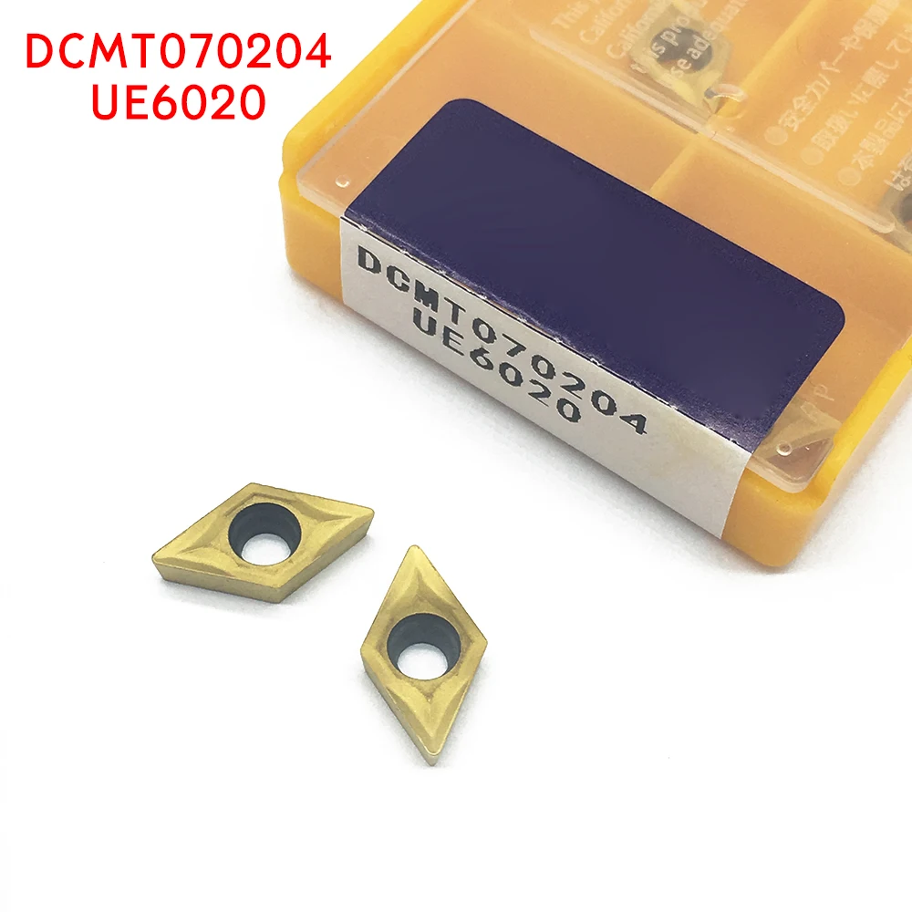

DCMT070204 UE6020 carbide inserts Internal Turning tool DCMT 070204 face endmills Lathe Tools Milling cutter CNC tool