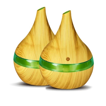 

300ml USB electric aromatic air diffuser wood ultrasonic air humidifier essential oil aroma&cold mist machine