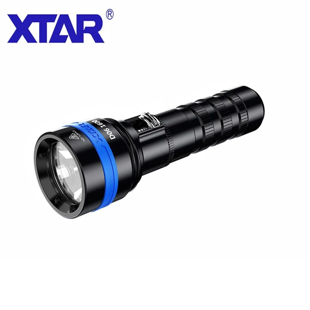 Фонарик для дайвинга XTAR D06 1600 CREE XHP35 D4 Max люмен дальность до Deam 430 м магнитный
