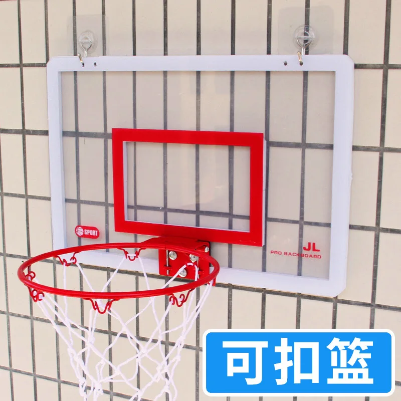 

-Dunk Hole Punched Mounted CHILDREN'S Basketball Stand Iron Basket Wall Hangers Cast Basketball Hoop Baby Toy Indoors And Outdoo